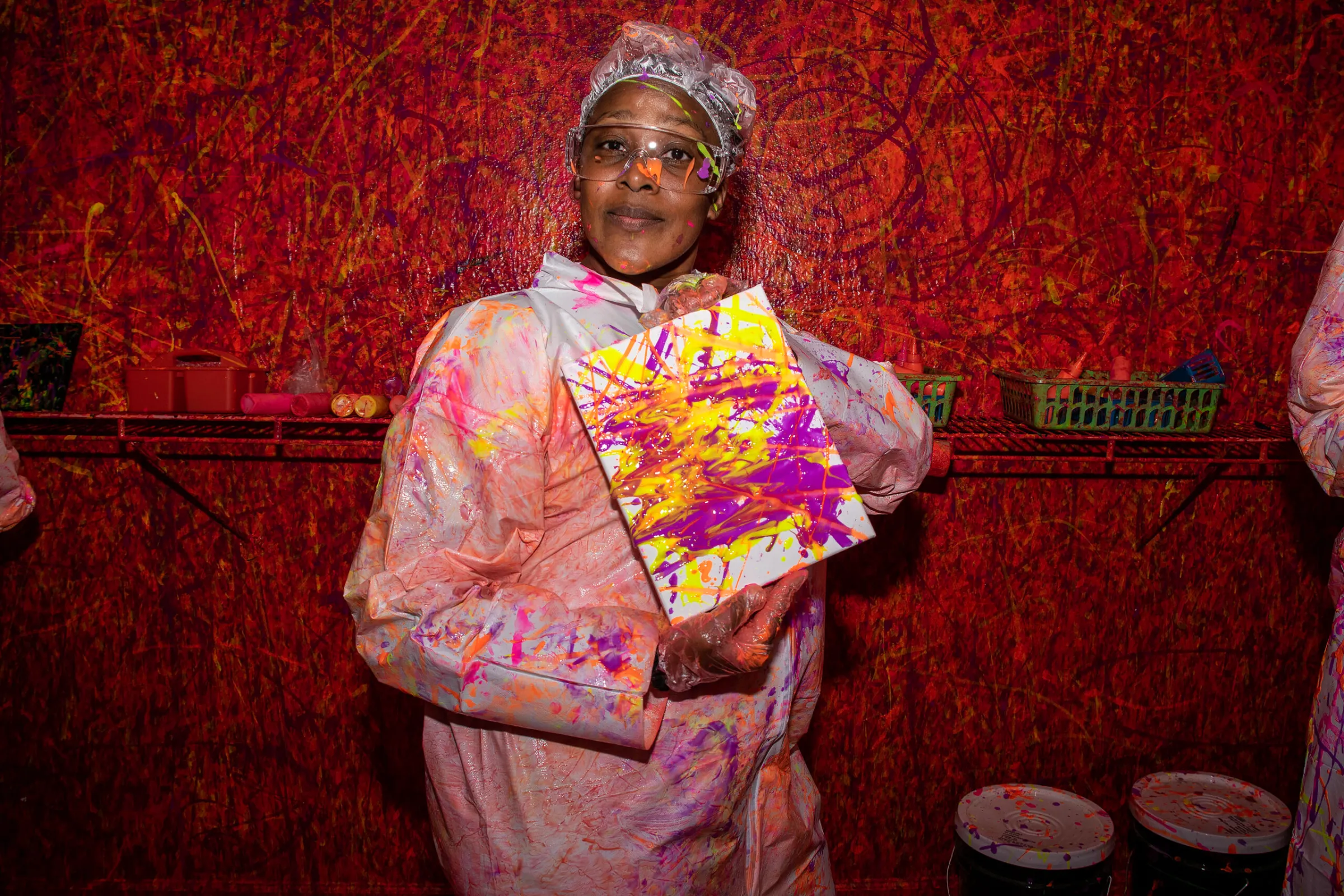 a person wearing a hat