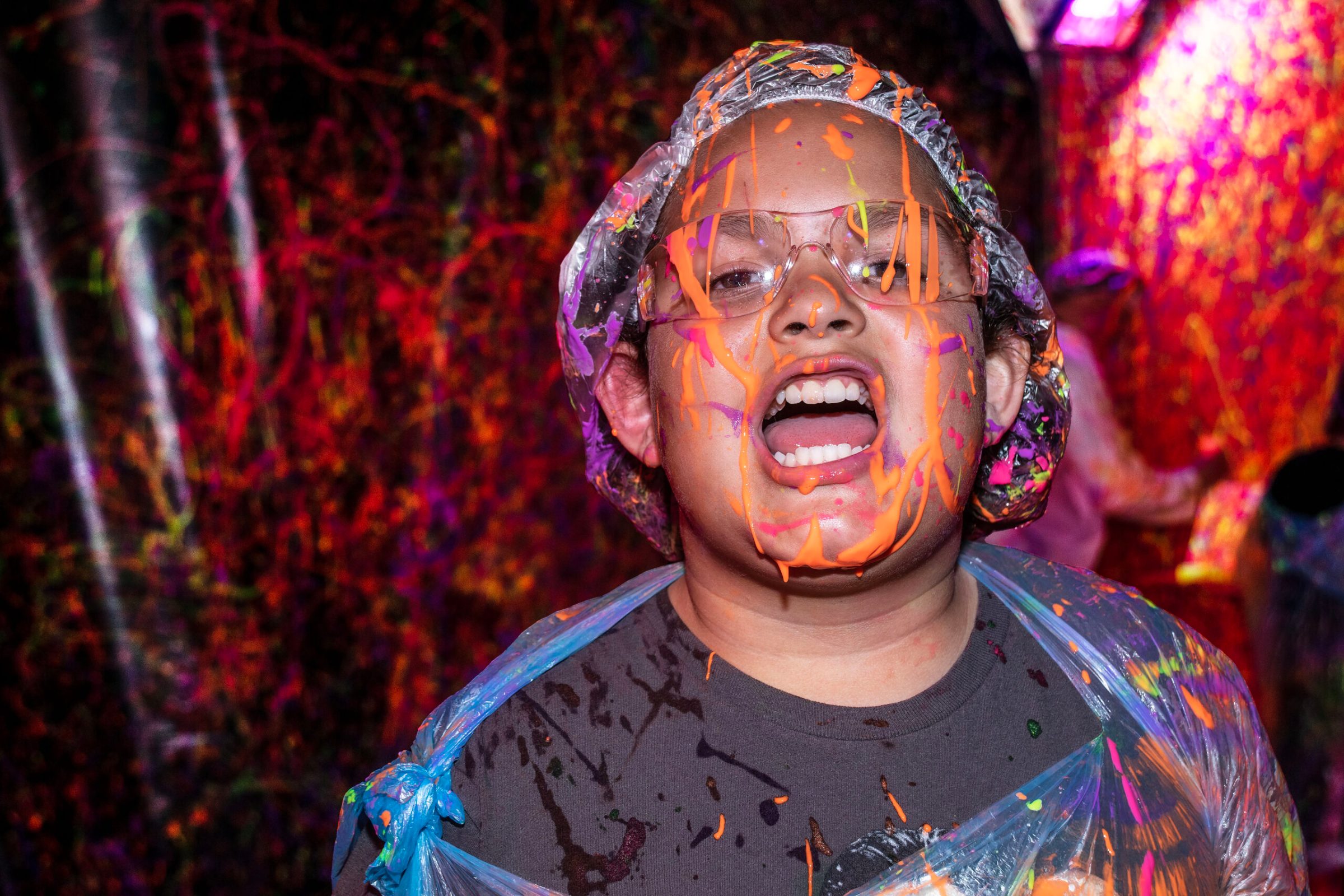 a man wearing a costume